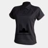 Women's piped performance polo Thumbnail