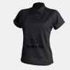 Women's piped performance polo Thumbnail