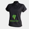 Women's piped performance polo Thumbnail
