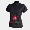 Women's piped performance polo Thumbnail