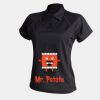 Women's piped performance polo Thumbnail