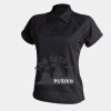 Women's piped performance polo Thumbnail