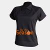 Women's piped performance polo Thumbnail