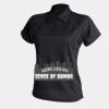 Women's piped performance polo Thumbnail