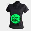 Women's piped performance polo Thumbnail