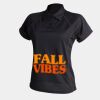 Women's piped performance polo Thumbnail