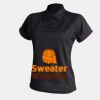 Women's piped performance polo Thumbnail