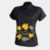 Women's piped performance polo Thumbnail