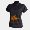 Women's piped performance polo Thumbnail