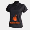 Women's piped performance polo Thumbnail
