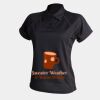Women's piped performance polo Thumbnail