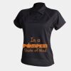 Women's piped performance polo Thumbnail