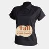 Women's piped performance polo Thumbnail