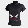 Women's piped performance polo Thumbnail