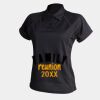 Women's piped performance polo Thumbnail