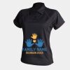 Women's piped performance polo Thumbnail