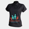 Women's piped performance polo Thumbnail