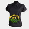 Women's piped performance polo Thumbnail