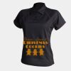 Women's piped performance polo Thumbnail