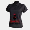 Women's piped performance polo Thumbnail