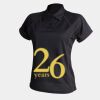 Women's piped performance polo Thumbnail