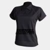 Women's piped performance polo Thumbnail