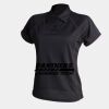 Women's piped performance polo Thumbnail