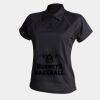 Women's piped performance polo Thumbnail