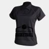 Women's piped performance polo Thumbnail