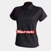 Women's piped performance polo Thumbnail
