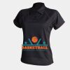 Women's piped performance polo Thumbnail