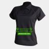 Women's piped performance polo Thumbnail
