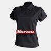 Women's piped performance polo Thumbnail