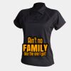 Women's piped performance polo Thumbnail