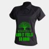 Women's piped performance polo Thumbnail