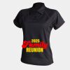 Women's piped performance polo Thumbnail