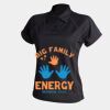 Women's piped performance polo Thumbnail