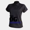 Women's piped performance polo Thumbnail