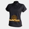 Women's piped performance polo Thumbnail