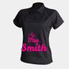 Women's piped performance polo Thumbnail