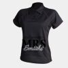Women's piped performance polo Thumbnail