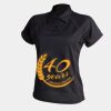 Women's piped performance polo Thumbnail