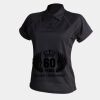 Women's piped performance polo Thumbnail