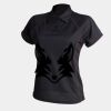 Women's piped performance polo Thumbnail