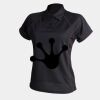 Women's piped performance polo Thumbnail