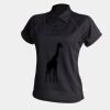 Women's piped performance polo Thumbnail