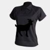 Women's piped performance polo Thumbnail
