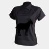 Women's piped performance polo Thumbnail