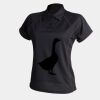 Women's piped performance polo Thumbnail