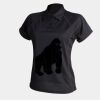 Women's piped performance polo Thumbnail